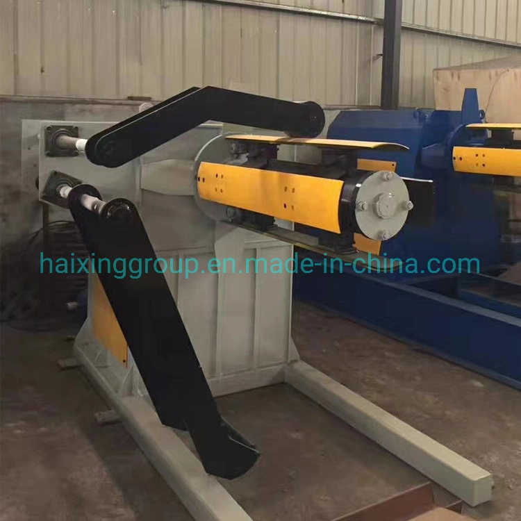 Automatic Steel Coil Decoiler with Expanding Mandrel Hydraulic Decoiler Sheet Metal Decoiler