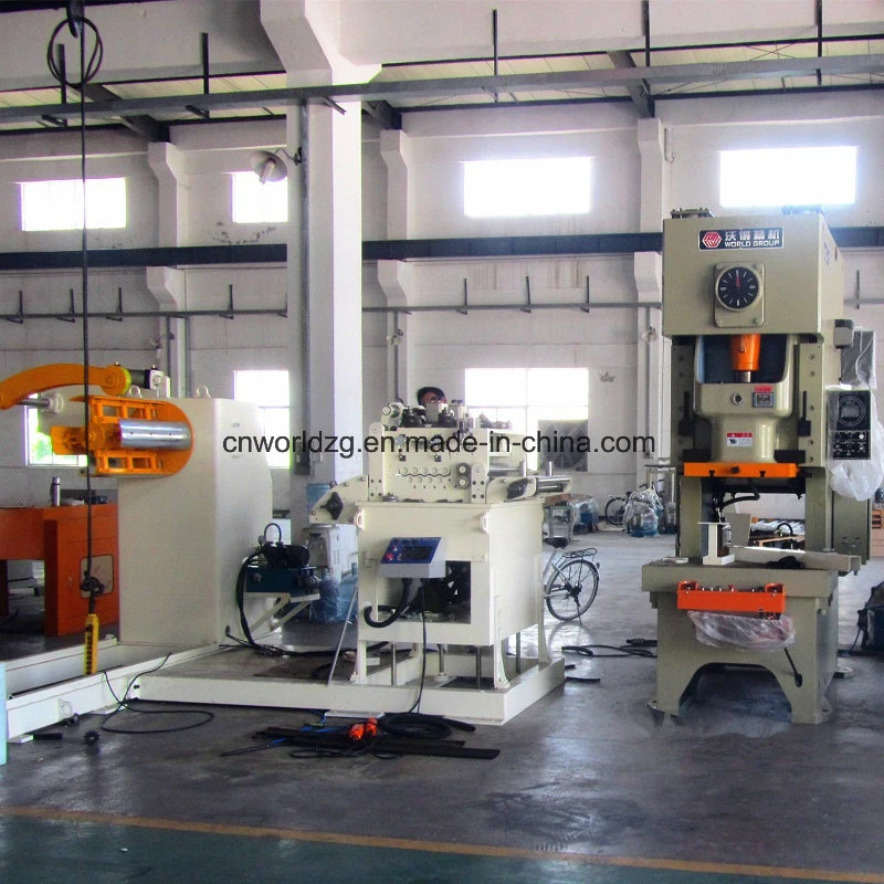 4mm Thickness 1000mm Width Steel Coil Automatic Feeder with Uncoiler